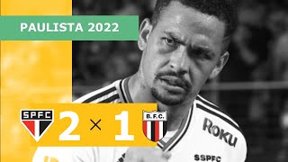 São Paulo 2 x 1 BotafogoSP  Gols  1903  Campeonato Paulista 2022 [upl. by Senskell]