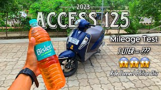 ACCESS 125 BS6 MILEAGE TEST 2023🔥😱  65 Mileage [upl. by Venu]