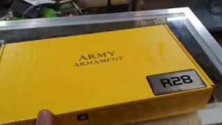 Airsoft pistol Kimber warrior R28 Army Armament [upl. by Ecirtnahc]