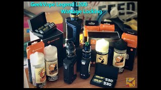 GeekVape Legend L200  Wattage Locking [upl. by Assyl]