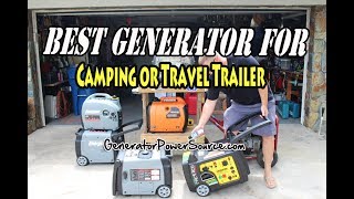 Best Camping Generators How To Choose The Best Generator For Camping Honda Generac Champion [upl. by Takakura179]