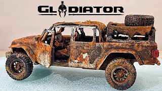 Abandoned Jeep GLADIATOR The Desert Beast  Restoration Damaged Jeep Rubicon Complete Process [upl. by Goggin504]