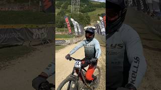 IXS downhill cup Les2Alpes qualifying 🇫🇷🔥 11th place 🚴‍♂️💪 downhill mtb ixs racing kellys [upl. by Ayenet240]