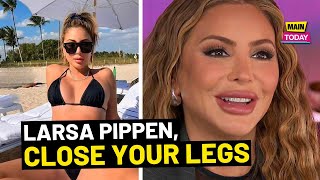 ‘Photoshopped’ Larsa Pippen Offends Instagram Followers with New Beach Photo ‘Close Your Legs’ [upl. by Larena]