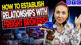 How to establish relationships with freight brokers dispatcher dispatchtrucks dispatch [upl. by Nyleimaj]