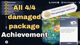 All 44 Damaged Package Achievement  Genshin Impact Natlan [upl. by Lathrop]