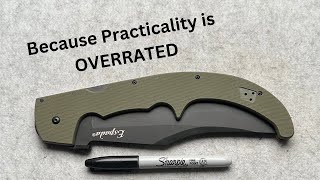 Cold Steel Espada XL Knife Review [upl. by Haerle]