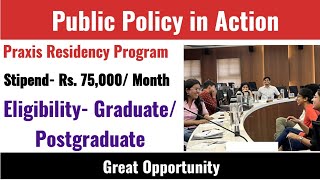 PPIA Fellowship 2024  26  Stipend  Rs 75000 month [upl. by Stanwood]