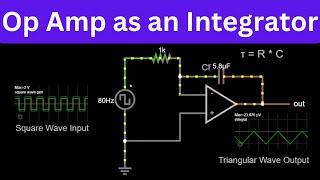 Op Amp as an Integrator  Understanding the Basics  Operational Amplifier  Circuit Analysis [upl. by Akemhs724]