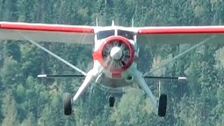 DHC2 Beaver Low Overhead Approach and Landing [upl. by Ylrad369]