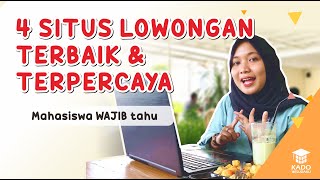 4 Situs Lowongan Kerja Terpercaya Terbaik Cukup Kirim CV Online [upl. by Novia]