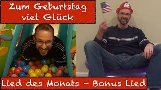 Zum Geburtstag viel Glück  Happy Birthday in German  Lied  Deutsch lernen [upl. by Sonaj]