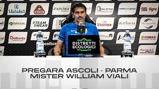 Mister William Viali  Pregara AscoliParma  Ascoli Calcio [upl. by Aivat120]