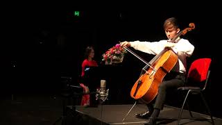 Guillaume Wang performs Sarasates Zigeunerweisen arranged for Cello [upl. by Araht]