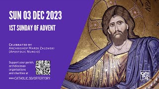 Catholic Sunday Mass Online  1st Sunday of Advent 03 Dec 2023 [upl. by Hauhsoj]