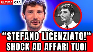 🔴 STEFANO DE MARTINO IN LACRIME quotSONO STATO LICENquot CHOC AD AFFARI TUOI POCO FA [upl. by Eirroc600]