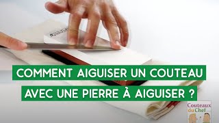 Comment aiguiser un couteau Laguiole avec une pierre [upl. by Etyak]