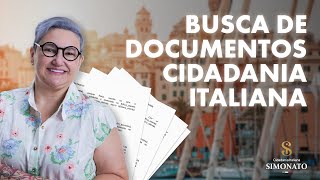 Cidadania Italiana busca de documentos [upl. by Olnay]