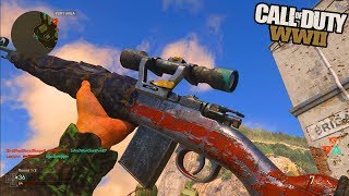 SNIPING FOR QUAD FEEDS  CALL OF DUTY WW2 MULTIPLAYER GAMEPLAY [upl. by Einahteb]