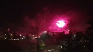 Neujahrsfeuerwerk 2022 in ZürichAffoltern [upl. by Retsevlys882]