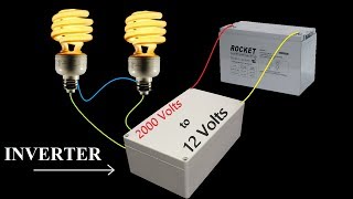 12v dc to 2000v ac converter  50w Transistor Inverter with Circuit Diagram [upl. by Laveen]