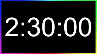 Minuteur 2h30min ALARME🚨 Compte à Rebours 2 Heures 30 Minutes Minuterie 150 MinutesDécompte 2h30 [upl. by Demmy745]