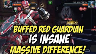 Buffed Red Guardian Is Actually Insane  Massive difference  Marvel Contest Of Champions [upl. by Patterson632]