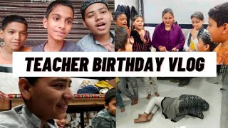 my teacher birthday vlog  party  pillow gamevlog youtube foryou youtubevideos trending [upl. by Arayt]