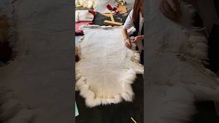 Leather Sofa Cushion Cutting Process – Good Tools Make the Job Easy [upl. by Recnal337]