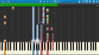 Genesis  Invisible Touch Piano Tutorial  How to play  Synthesia Cover [upl. by Nolrev]