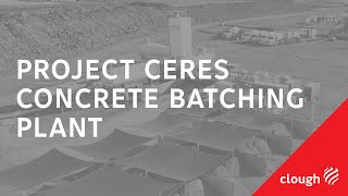 Project Ceres  Concrete Batching Plant [upl. by Arolf]