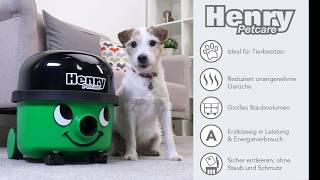 Die Lösung zur Beseitigung von Tierhaaren Staubsauger Numatic Henry Petcare [upl. by Eppillihp]