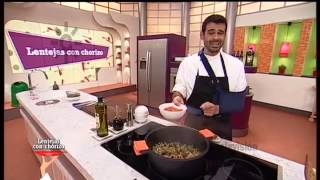 Receta lentejas con chorizo [upl. by Ramraj]