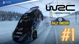 1 WRC GENERATIONS  CAREER MODE  LETS CRASH A LOT [upl. by Paxton]