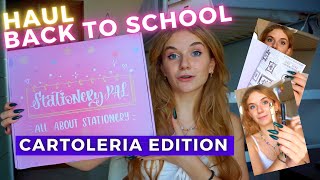 HAUL BACK TO SCHOOL Cartoleria Edition STATIONERYPAL📕🖊🎨 [upl. by Yahs]