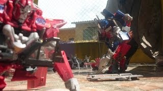 Transformers Dark of the moon The final battle Stopmotion [upl. by Nalyr]