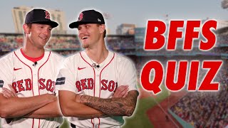 Best Friends Quiz With Red Sox Tanner Houck amp Garrett Whitlock [upl. by Amadus479]