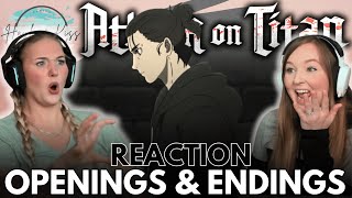 Attempting To Rank  ATTACK ON TITAN  ALL OPs amp EDs Reaction [upl. by Donelu]