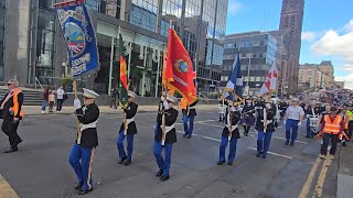 Mourne Young Defenders flute band  Glasgow Boyne Celebrations 6thJuly 2024 [upl. by Lerner457]