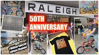 RALEIGH CHOPPER MK2MK4 LAUNCH DAY Nottingham 50th Anniversary [upl. by Hollenbeck]