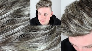 Graue Haare selber färben│Graue Strähnen│Grey Hair│UnPeuDeMoi [upl. by Eidoj]