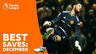 BEST Premier League Saves  David de Gea Ederson José Sá amp more  December [upl. by Elime]