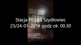 SO Szydlowiec  noc z 23 na 24 stycznia 2014 [upl. by Olodort]