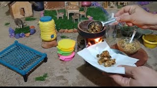 pakory recipe in miniature cooking [upl. by Maril]