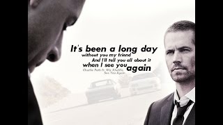 A Tribute to Paul Walker  quotIts Never Goodbyequot [upl. by Nosduj757]