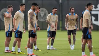 ¡CON LA ILUSIÓN INTACTA La Selección argentina se prepara para su primer amistoso contra Ecuador [upl. by Seen]