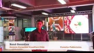 Pantallas Publicitarias Led VisualCom Chile [upl. by Thorlay78]