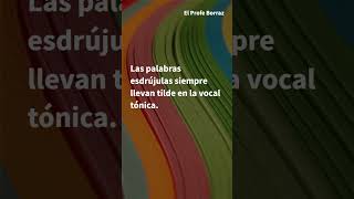 Palabras Esdrújulas Todo lo que Necesitas Saber  Gramática Española [upl. by Irama483]