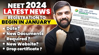 NEET 2024 Application Form  List of New Documents Required For NEET 2024  NEET 2024 latest News [upl. by Le]