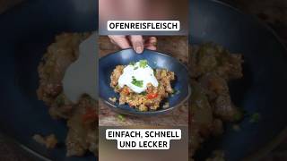 OFENREISFLEISCH vom Gasgrill einfach schnell und lecker bbq fleisch shorts [upl. by Enelhtak]